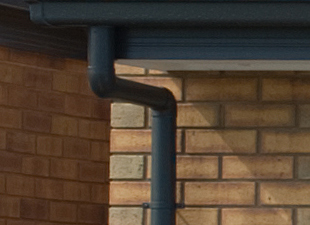round downpipes can be installed in a range of bluescope colours